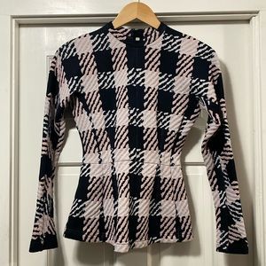 MARNI zip back fitted top